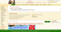 Desktop Screenshot of narayana-verlag.de