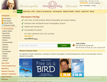 Tablet Screenshot of narayana-verlag.com